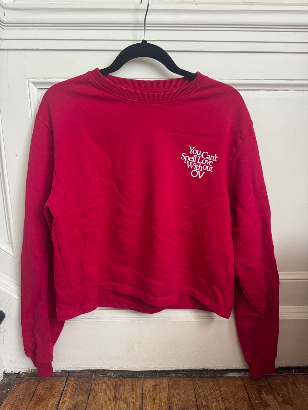 Outdoor voices red crew neck